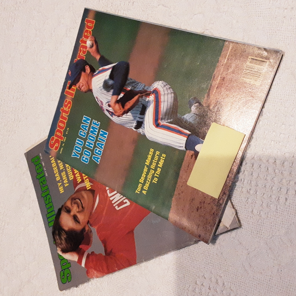 2 Vintage Tom Seaver Sports Illustrated Magazines